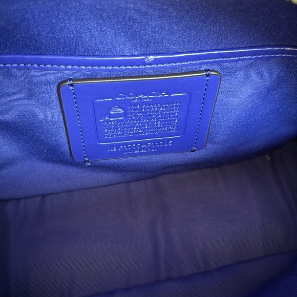 NWOT Coach Women's Lunch Pail Crossbody Bag Antique Nickel/Purple F11785 ANP COA - Picture 7 of 9